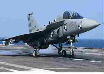 Tejas successfully lands on INS Vikramaditya for first time