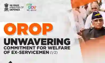 5 years of OROP - Rs 10,795.4 crore disbursed to 20.6 lakh defence pensioners