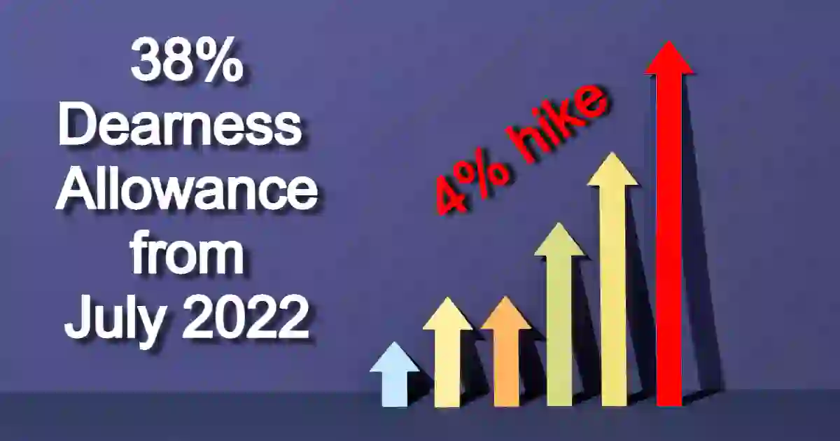 Expected DA from July 2022 is now 38% with a sharp 1.7 pts rise in April CPI-IW 