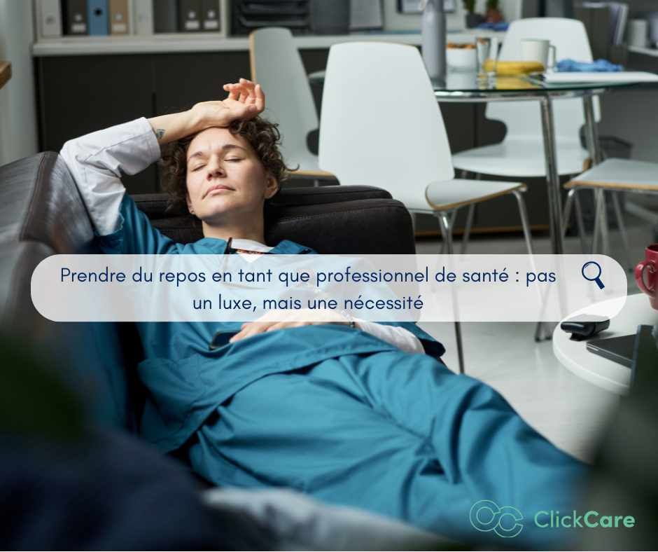 Prendre du repos en tant que professionnel de santé : pas un luxe, mais une nécessité image