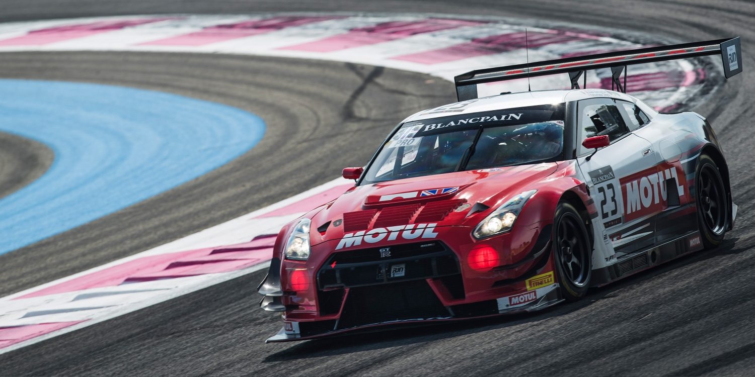 NISMO race car on track