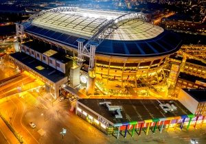 Amsterdam arena at night