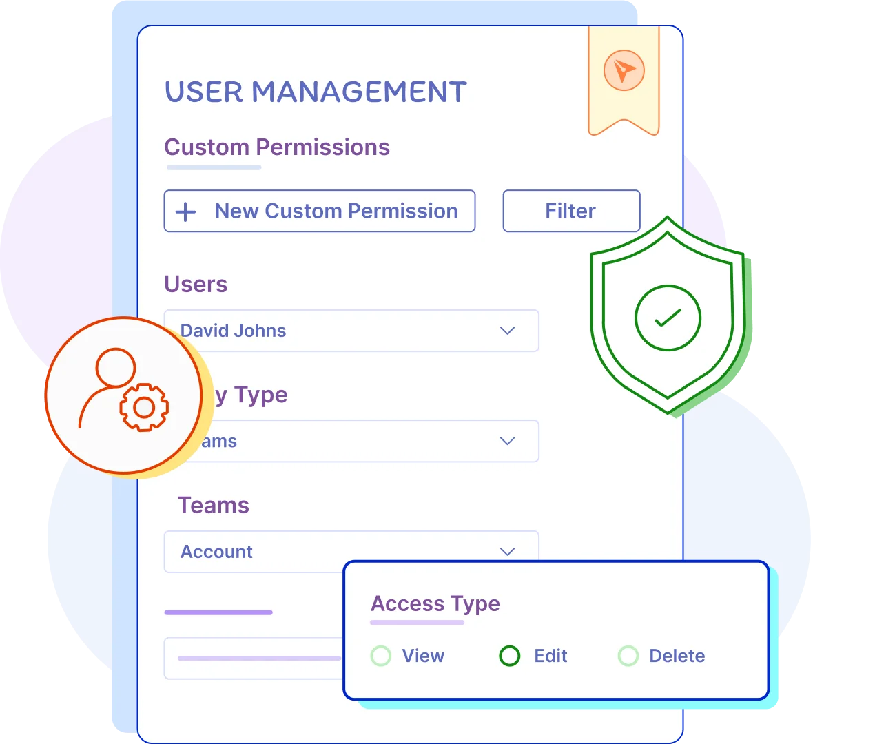 User management and permissions