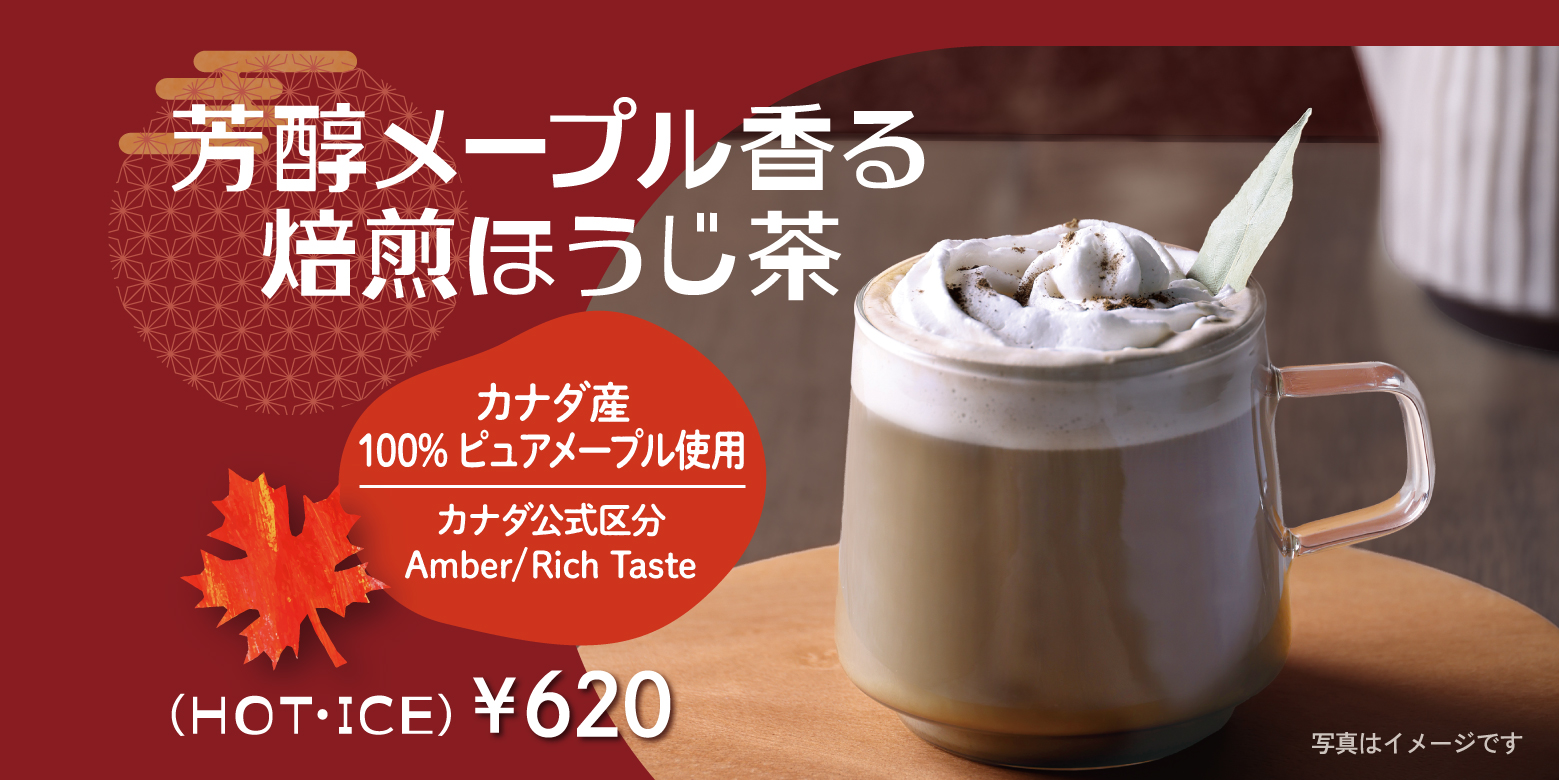 芳醇メープル香る 焙煎ほうじ茶