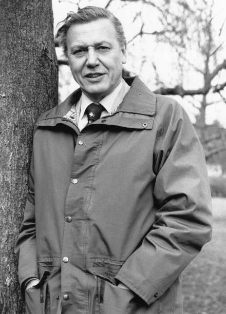 photo-David Attenborough 1990