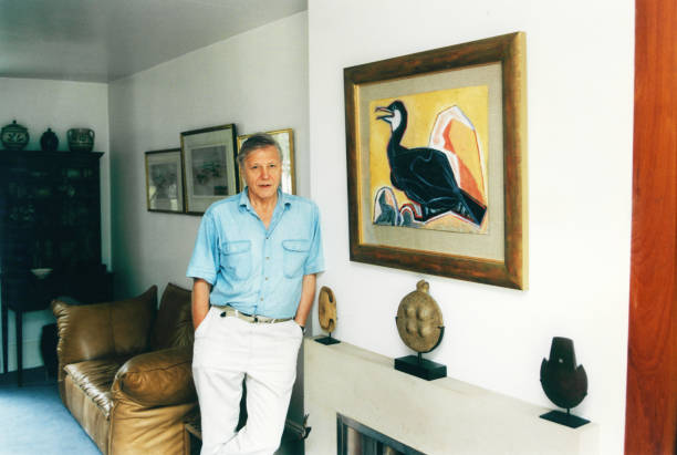 photo-David Attenborough 1995