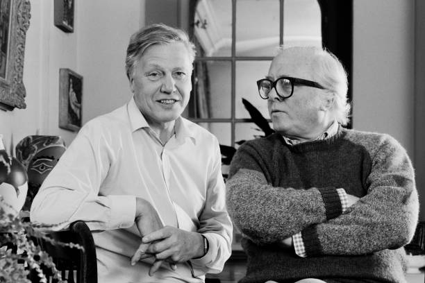 photo-David Attenborough 1988