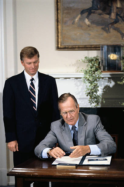 photo-Dan Quayle 1991