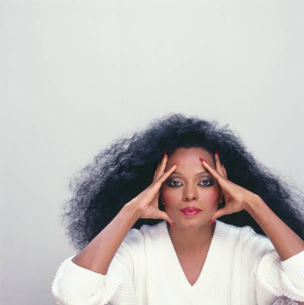 photo-Diana Ross 1985