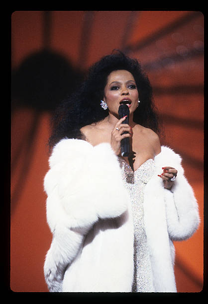 photo-Diana Ross 1986