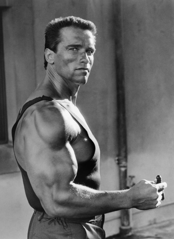 photo-Arnold Schwarzenegger 1985