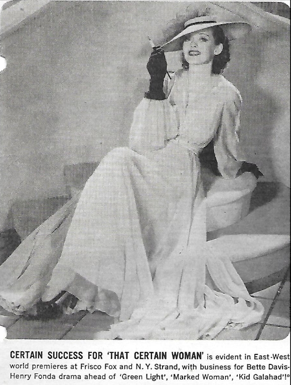 photo-Bette Davis 1937