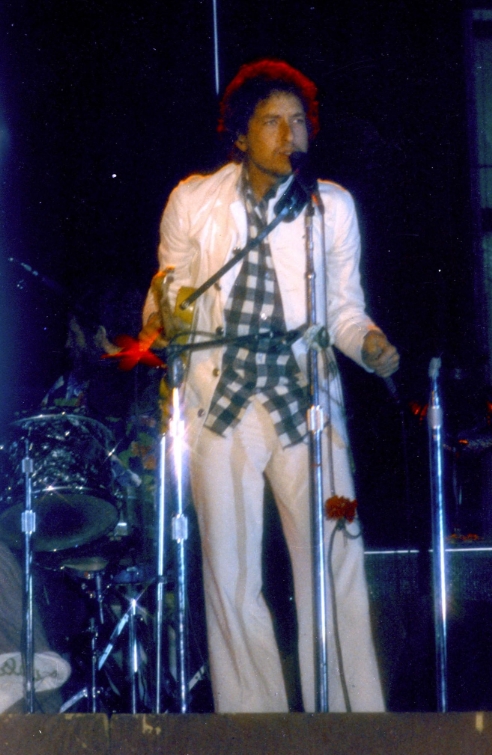 photo-Bob Dylan 1985