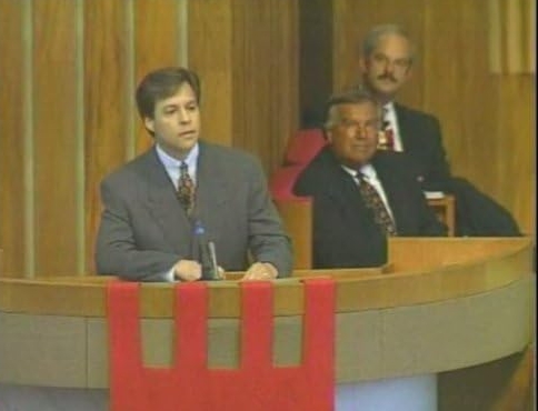 photo-Bob Costas 1991