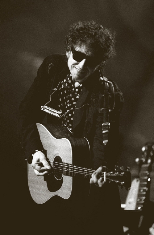 photo-Bob Dylan 1986