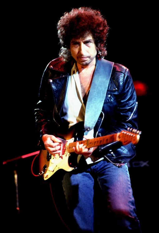 photo-Bob Dylan 1986