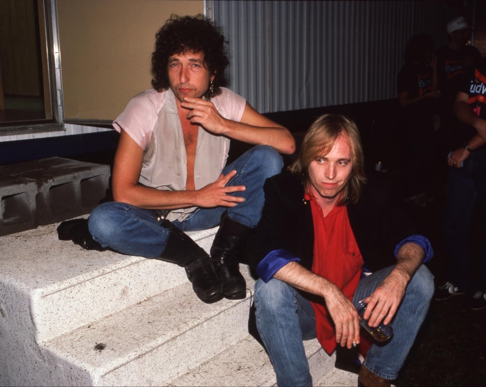 photo-Bob Dylan 1985