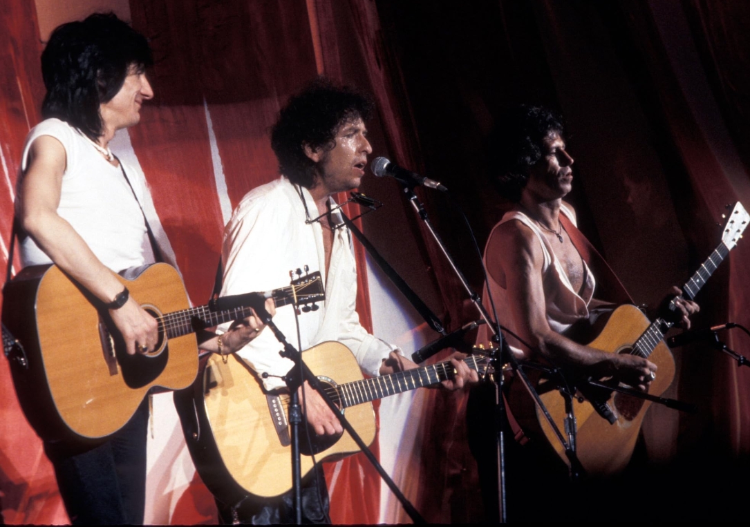 photo-Bob Dylan 1985