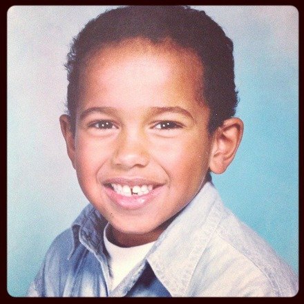 photo-Lewis Hamilton 1990