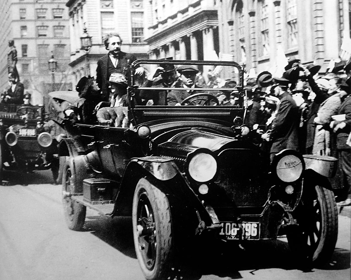 photo-Albert Einstein 1921