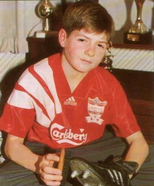 photo-Steven Gerrard 1995