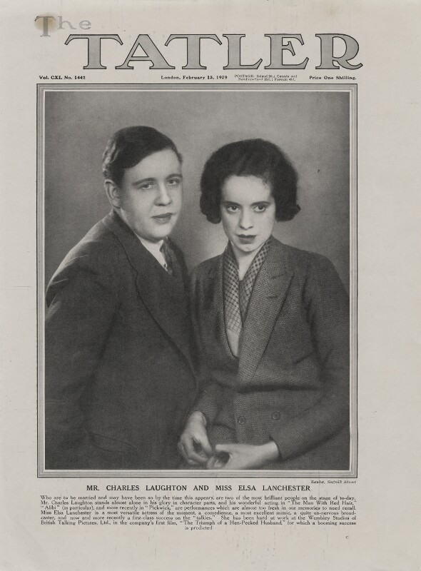 photo-Charles Laughton 1922