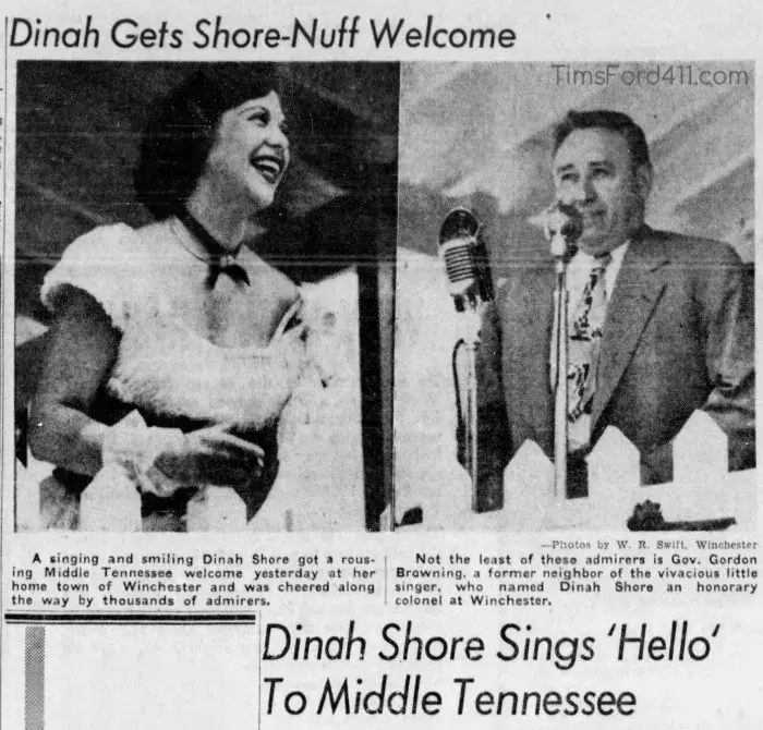 photo-Dinah Shore 1949