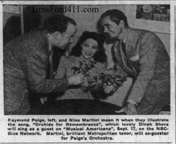 photo-Dinah Shore 1940