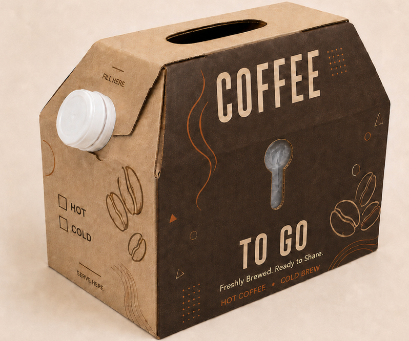 96 oz coffee-to-go box