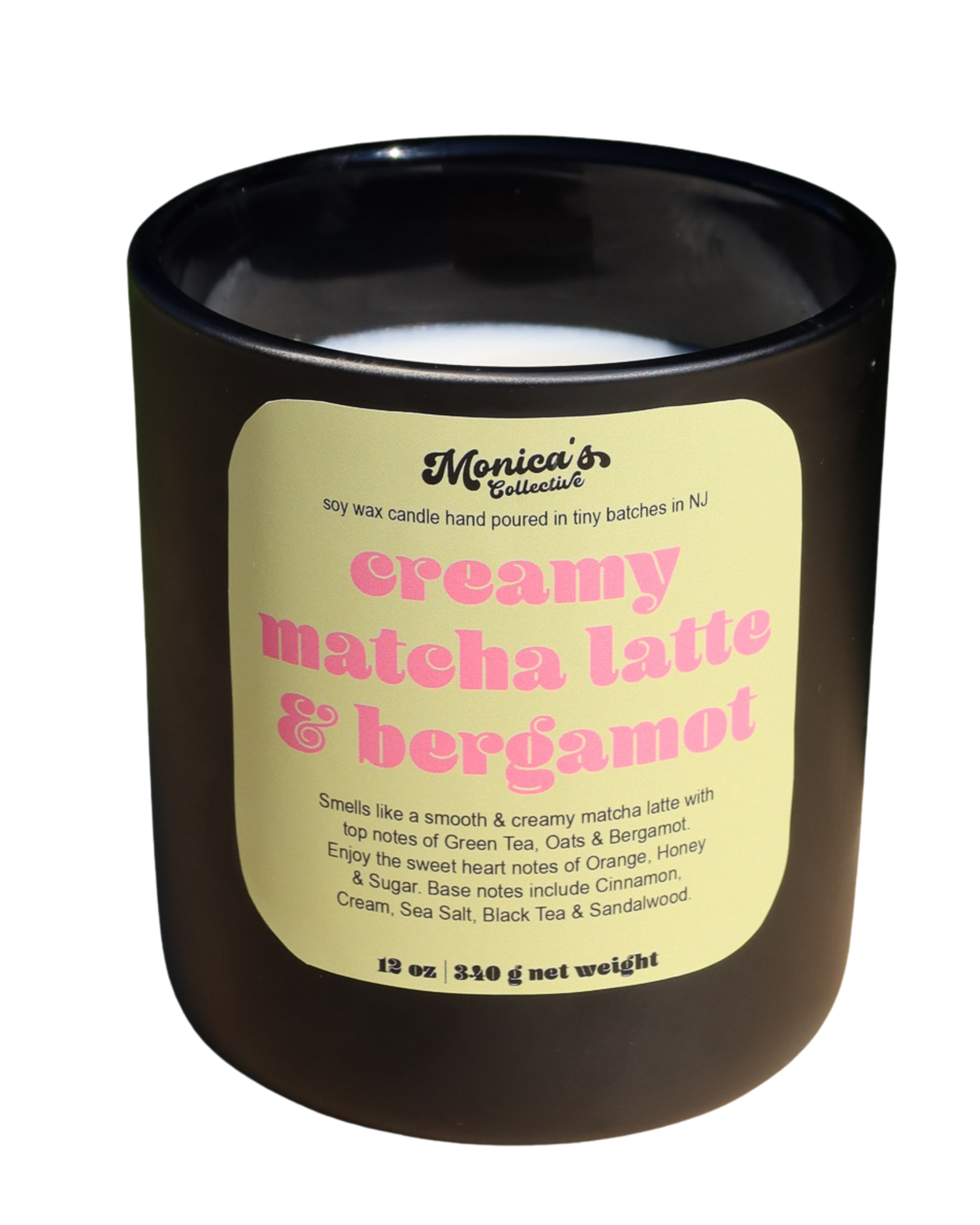 Creamy Matcha Latte & Bergamot Soy Candle