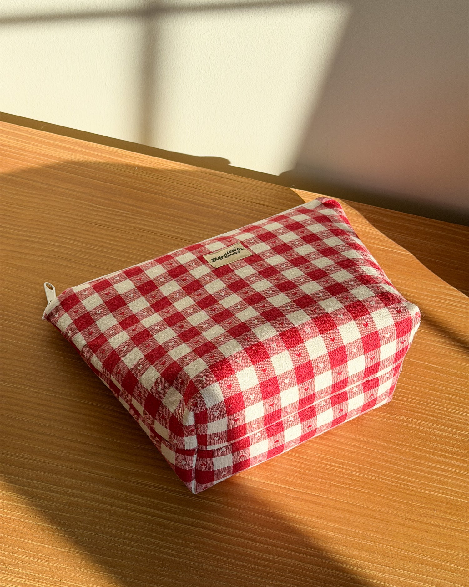 The Everything Pouch in Rosy Hearts