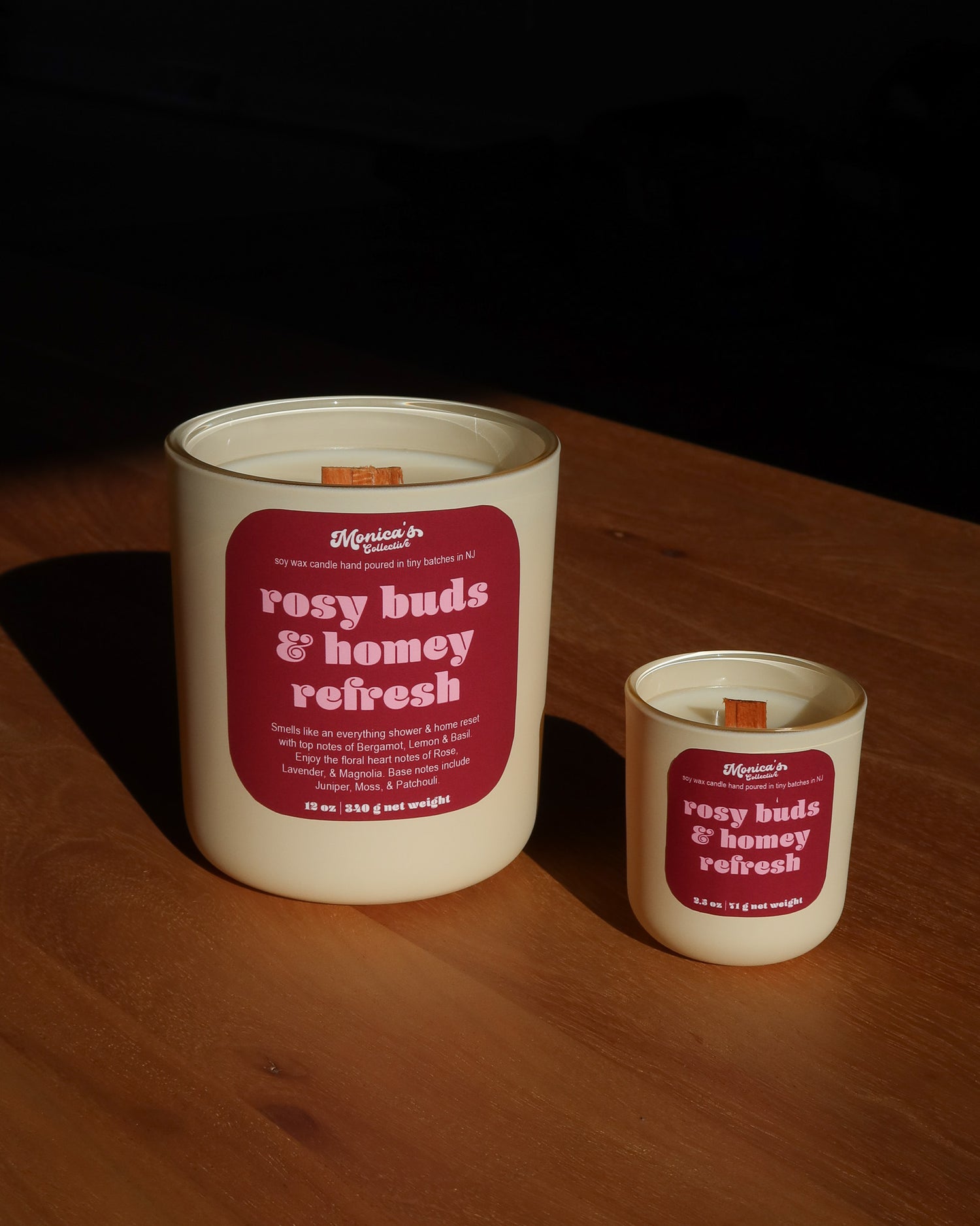 Rosy Buds & Homey Refresh Soy Candle