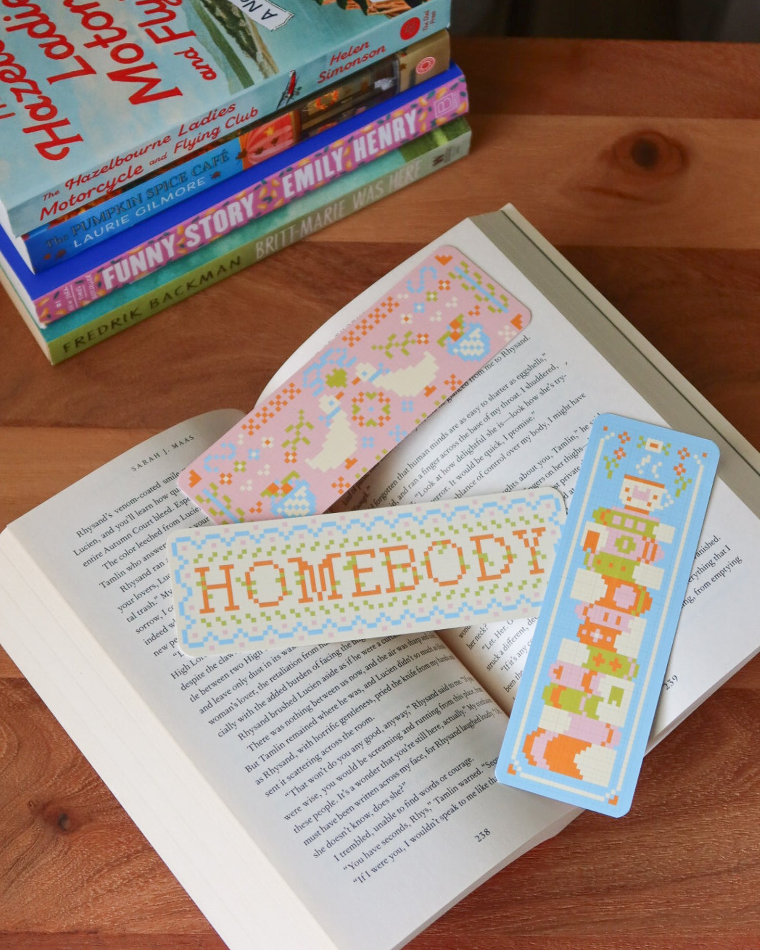 Stack of Books Bookmark