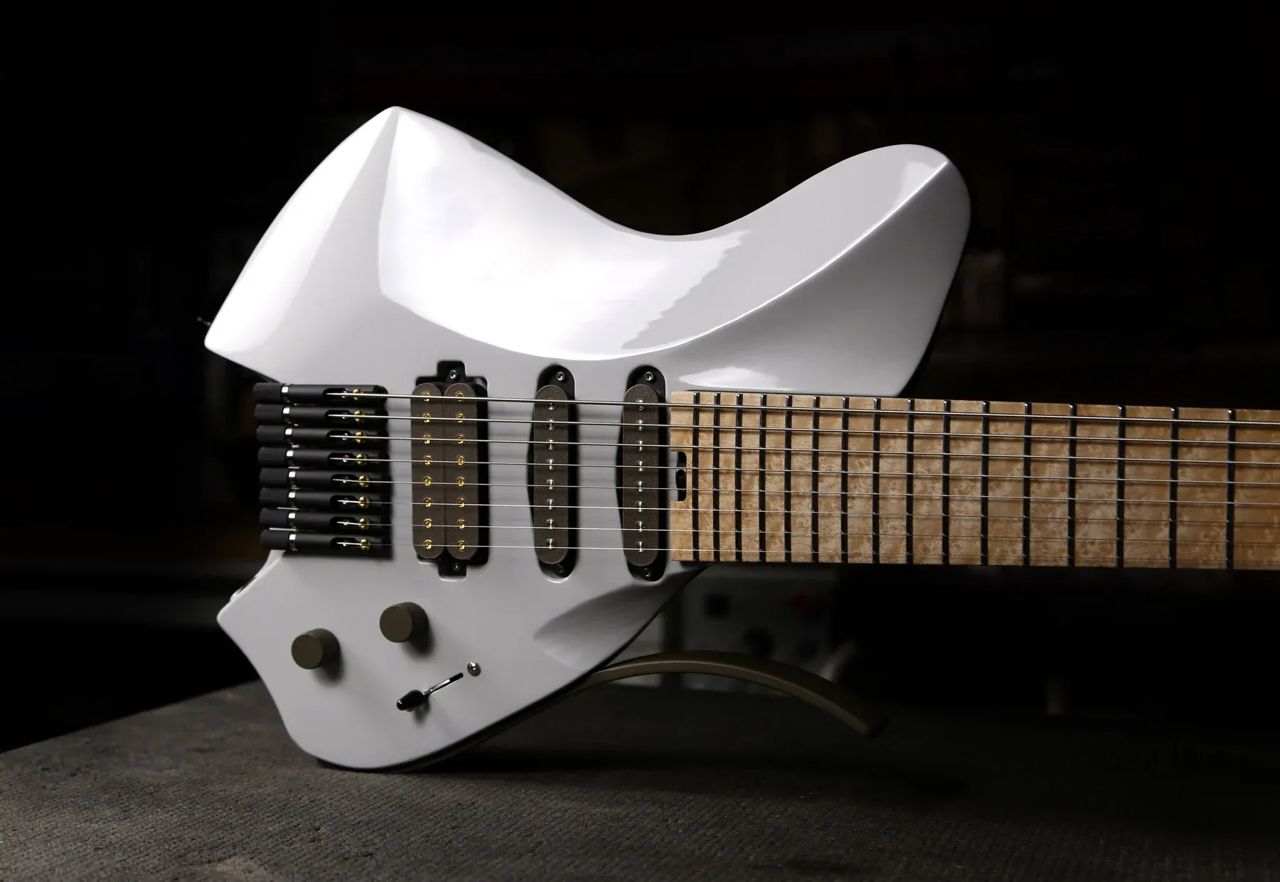 Chalk Two-Tone — full guitar view