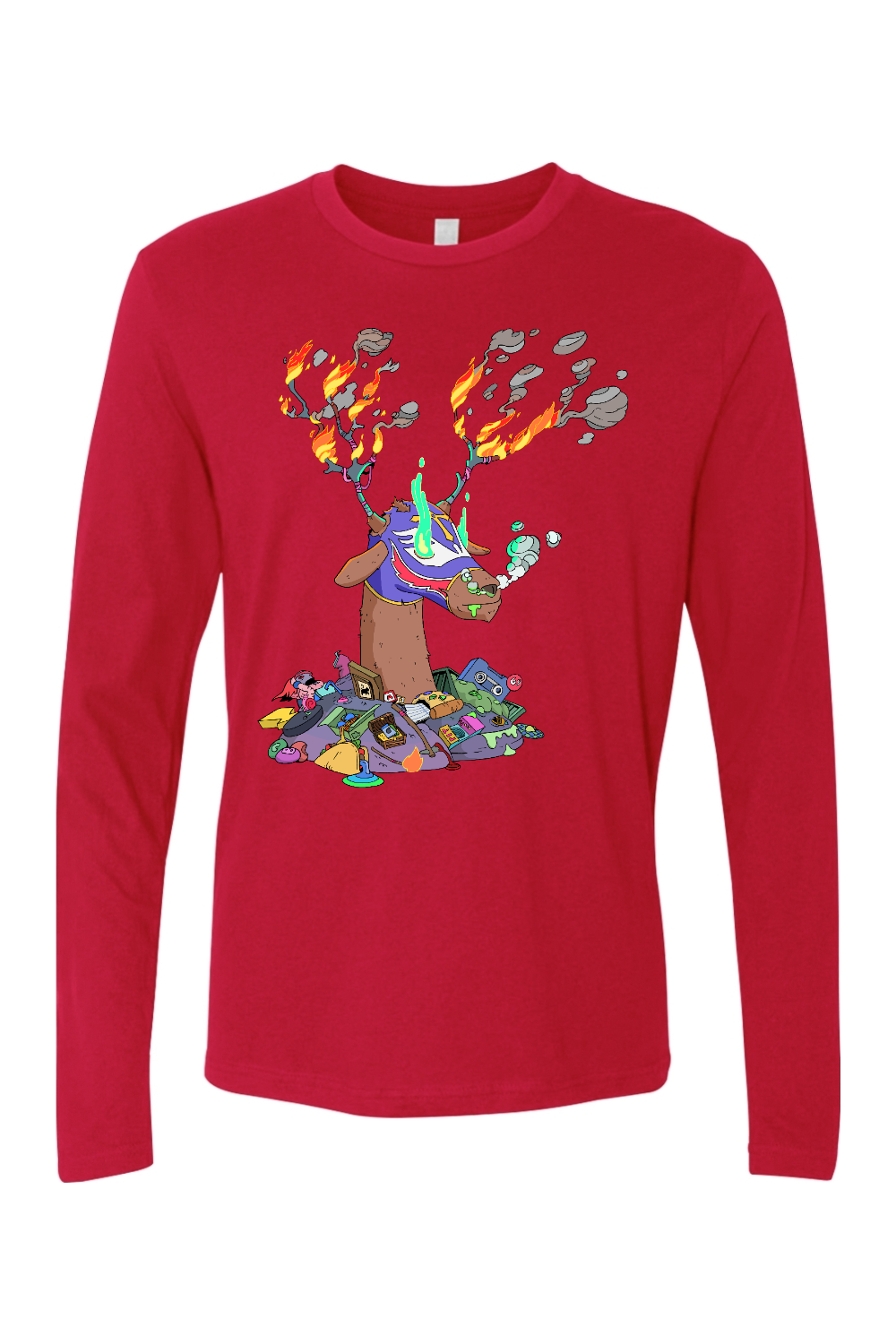 Melting Luchadeer - Long Sleeve