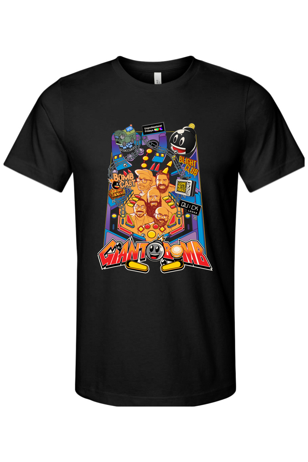 Giant Bomb Pinball Shirt