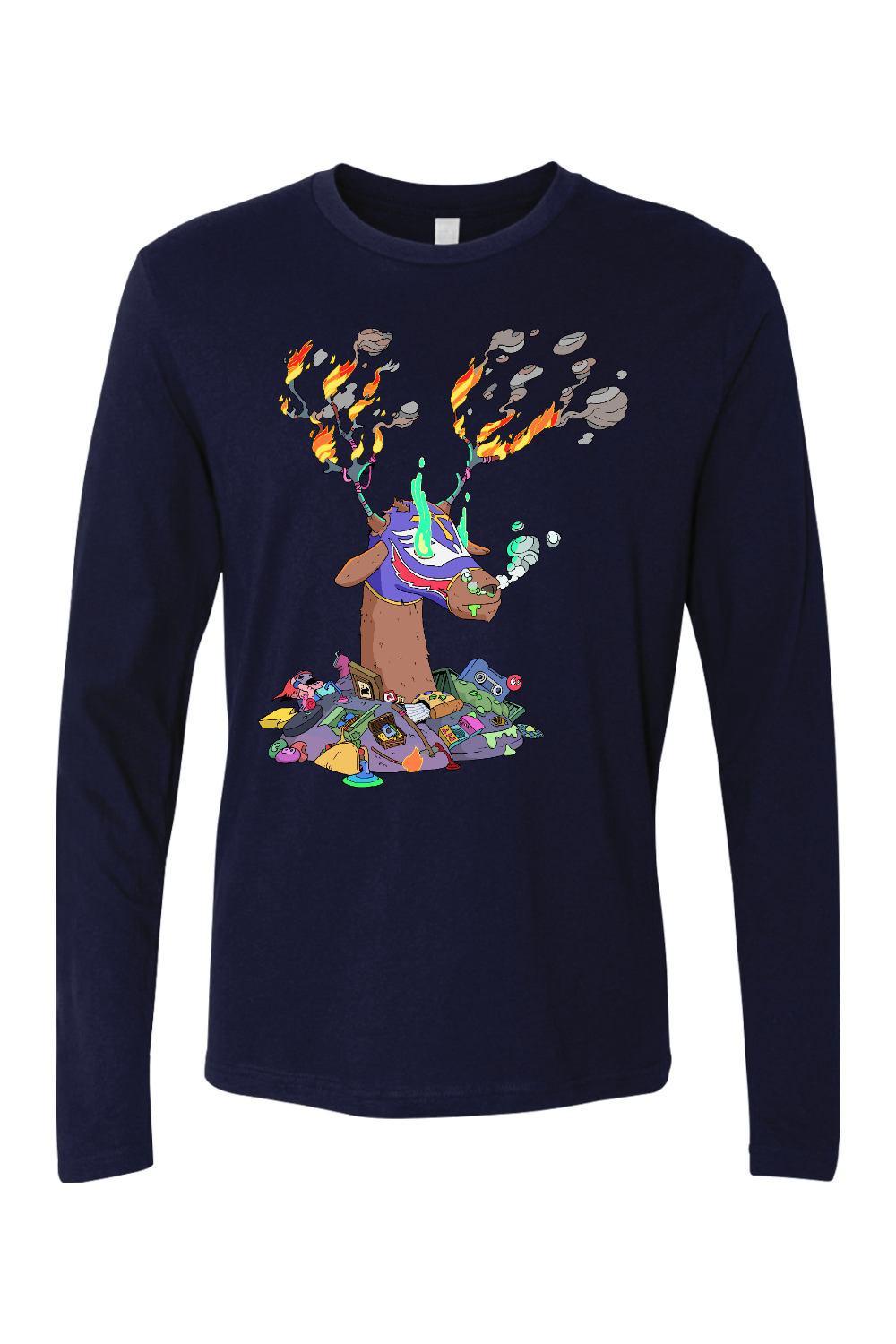 Melting Luchadeer - Long Sleeve