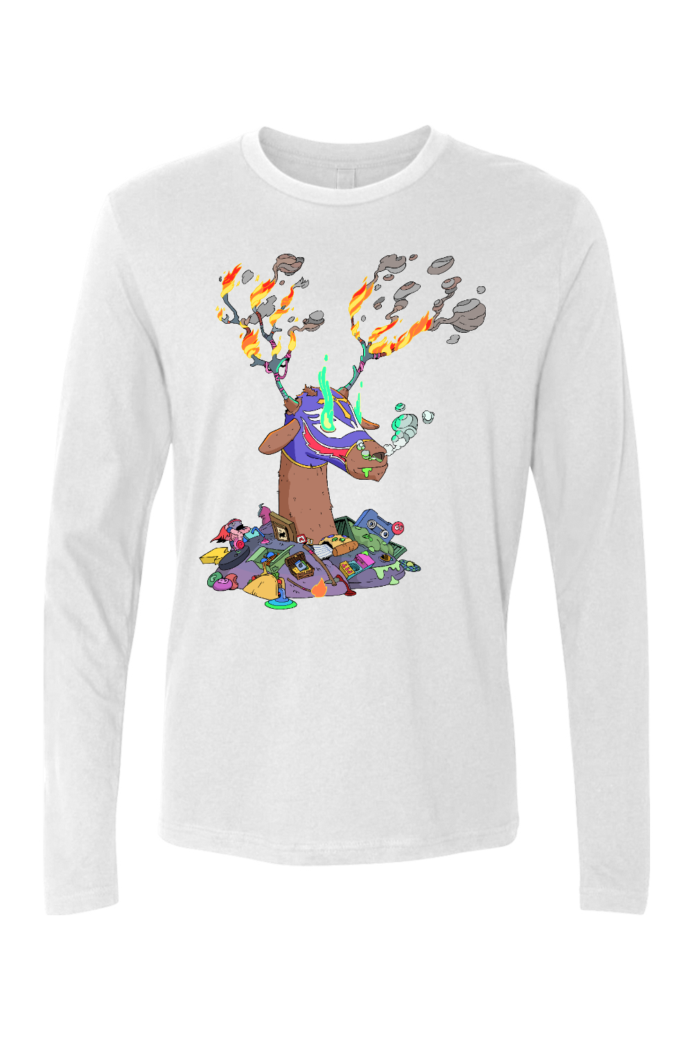 Melting Luchadeer - Long Sleeve
