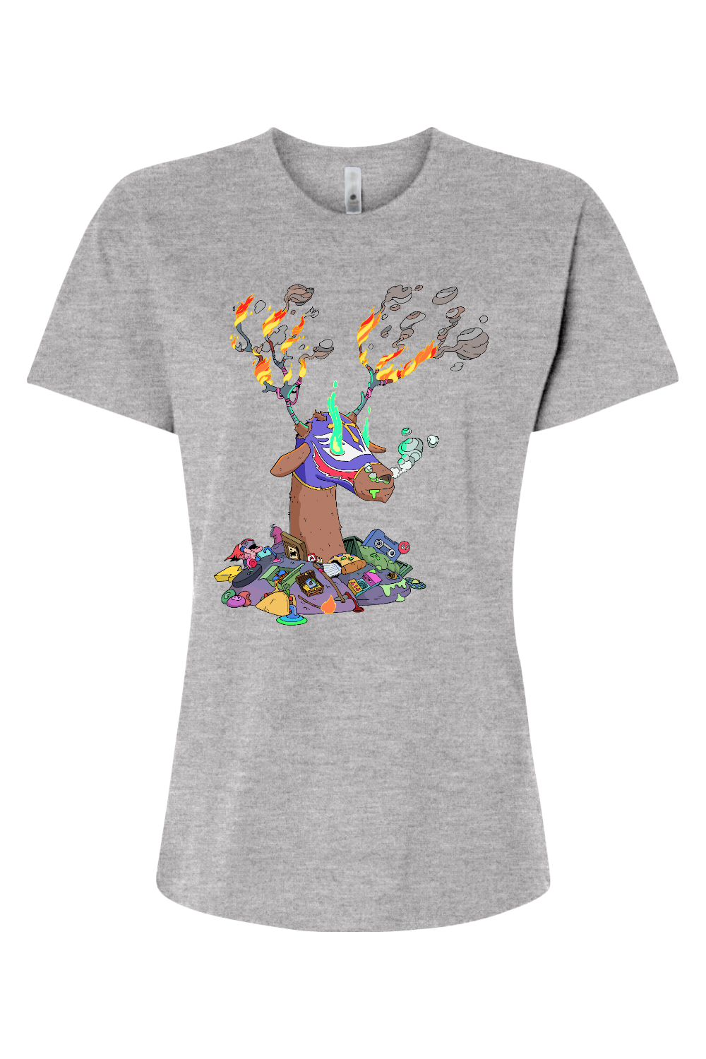 Melting Luchadeer - Women's Short Sleeve