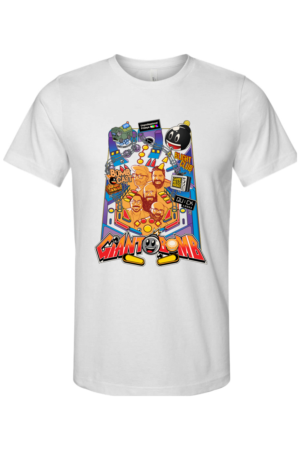 Giant Bomb Pinball Shirt