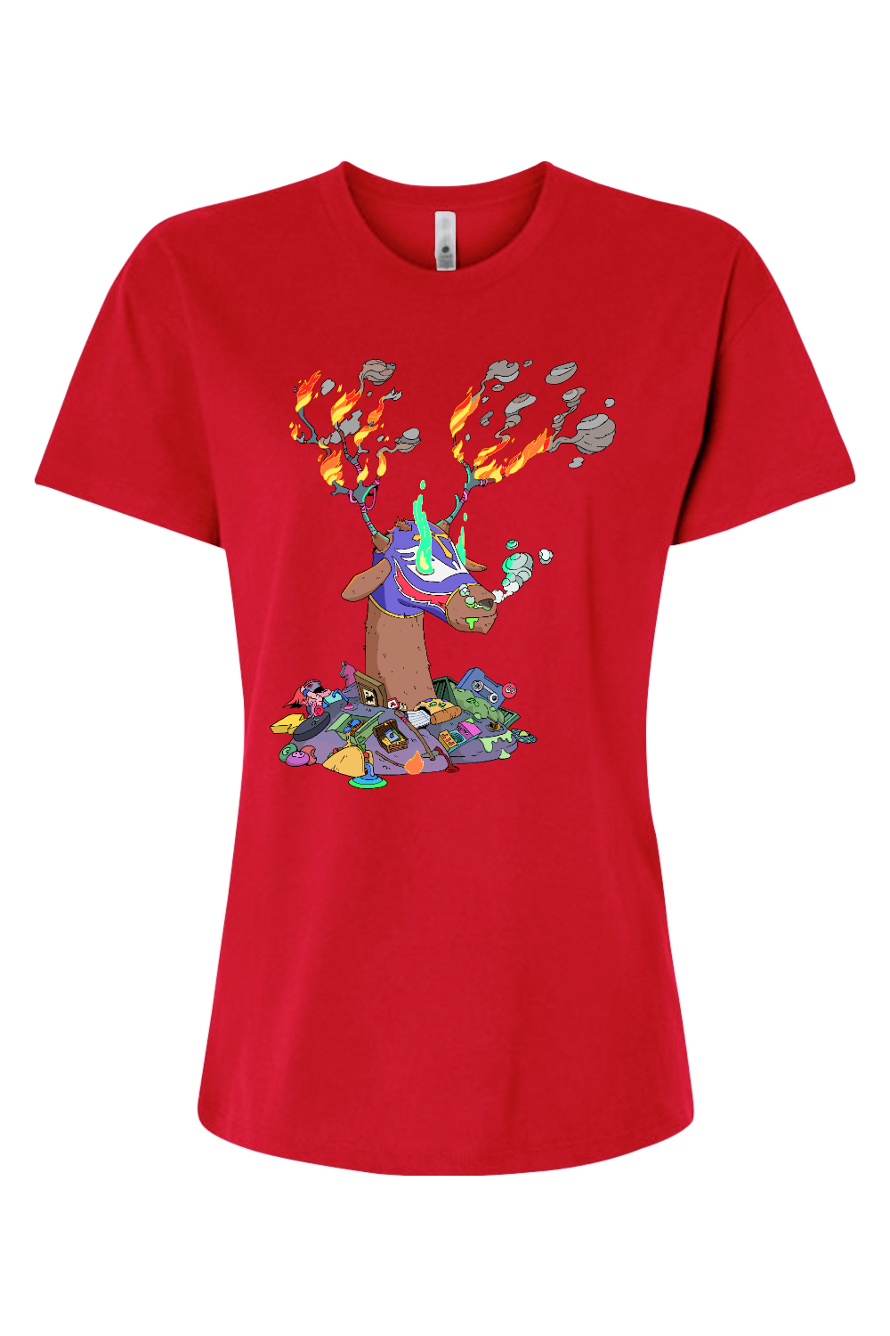 Melting Luchadeer - Women's Short Sleeve