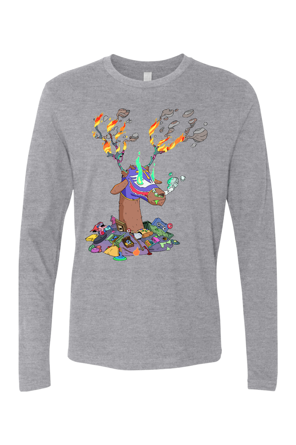 Melting Luchadeer - Long Sleeve