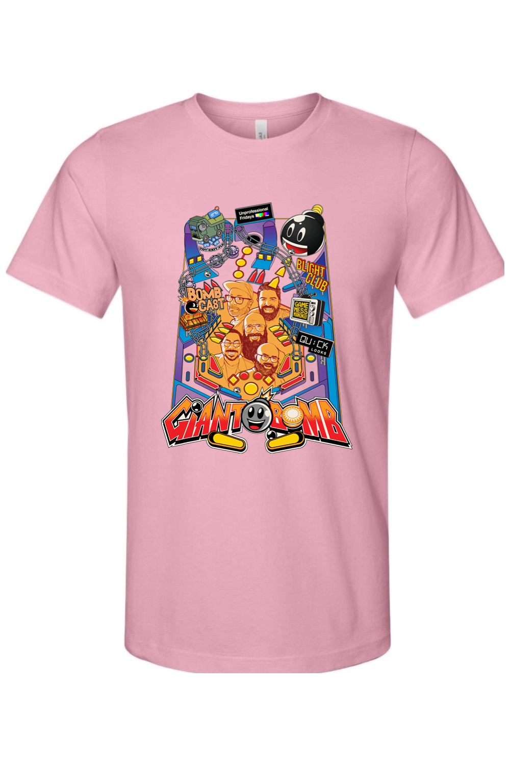 Giant Bomb Pinball Shirt