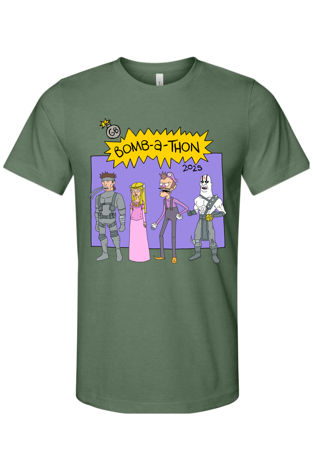 Bombathon 2025 Shirt with Characters
