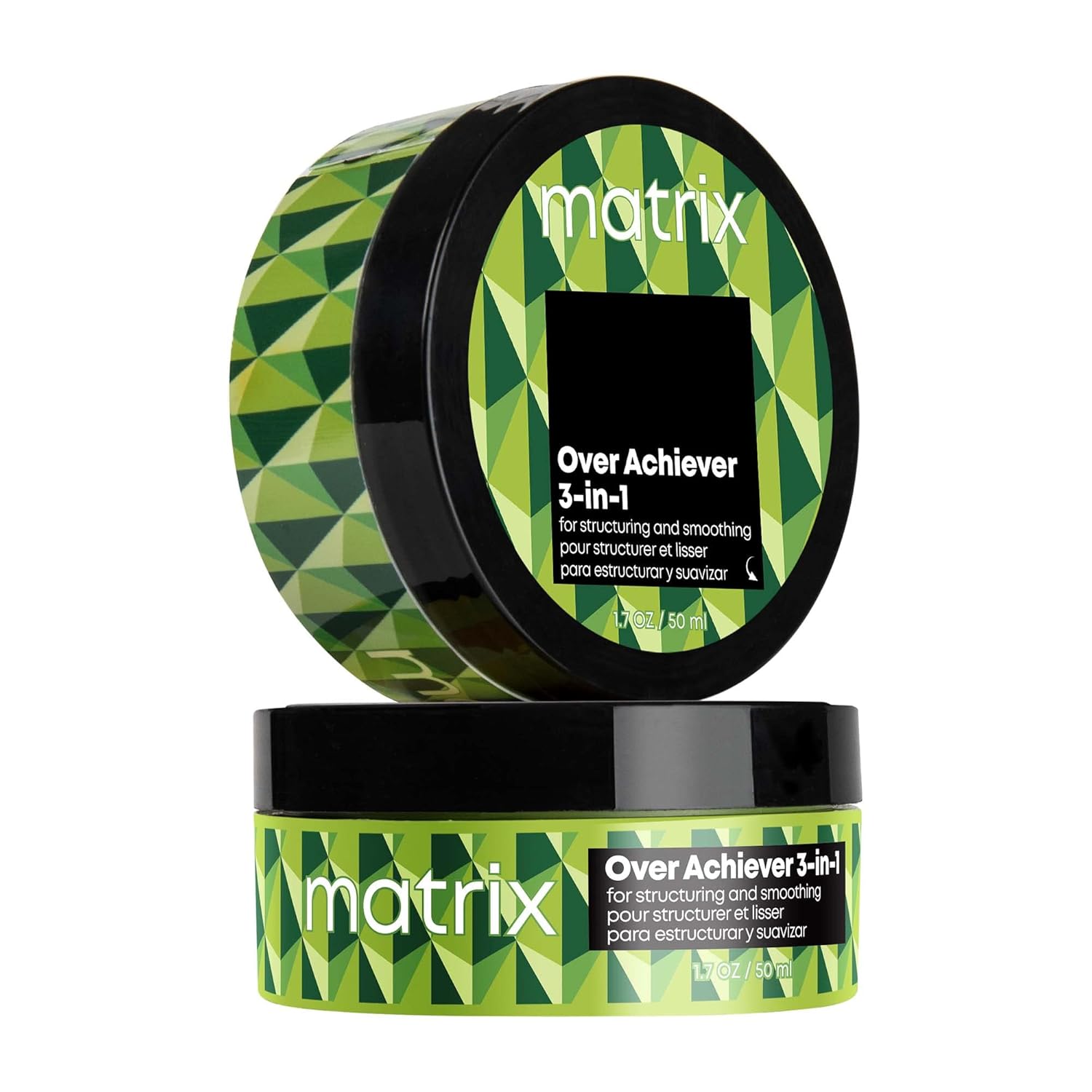 Matrix Styling Over Achiever 3-in-1 Wax For Smoothing & Structuring Hair - Long Lasting Texture & Grip, Reworkable Hold, Cream Pomade 1.7 fl oz