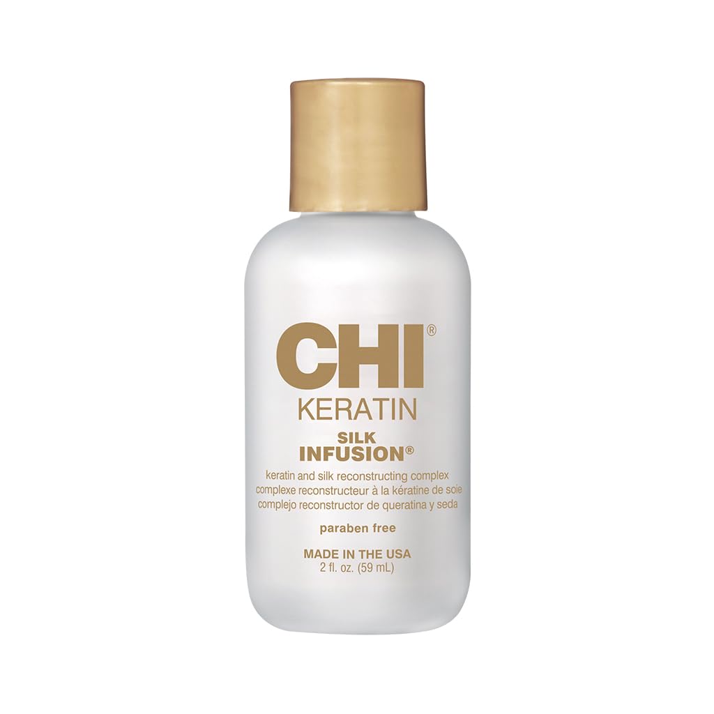 CHI Keratin Silk Infusion Hydrating Hair Serum for Dry, Damaged Hair 2 fl oz