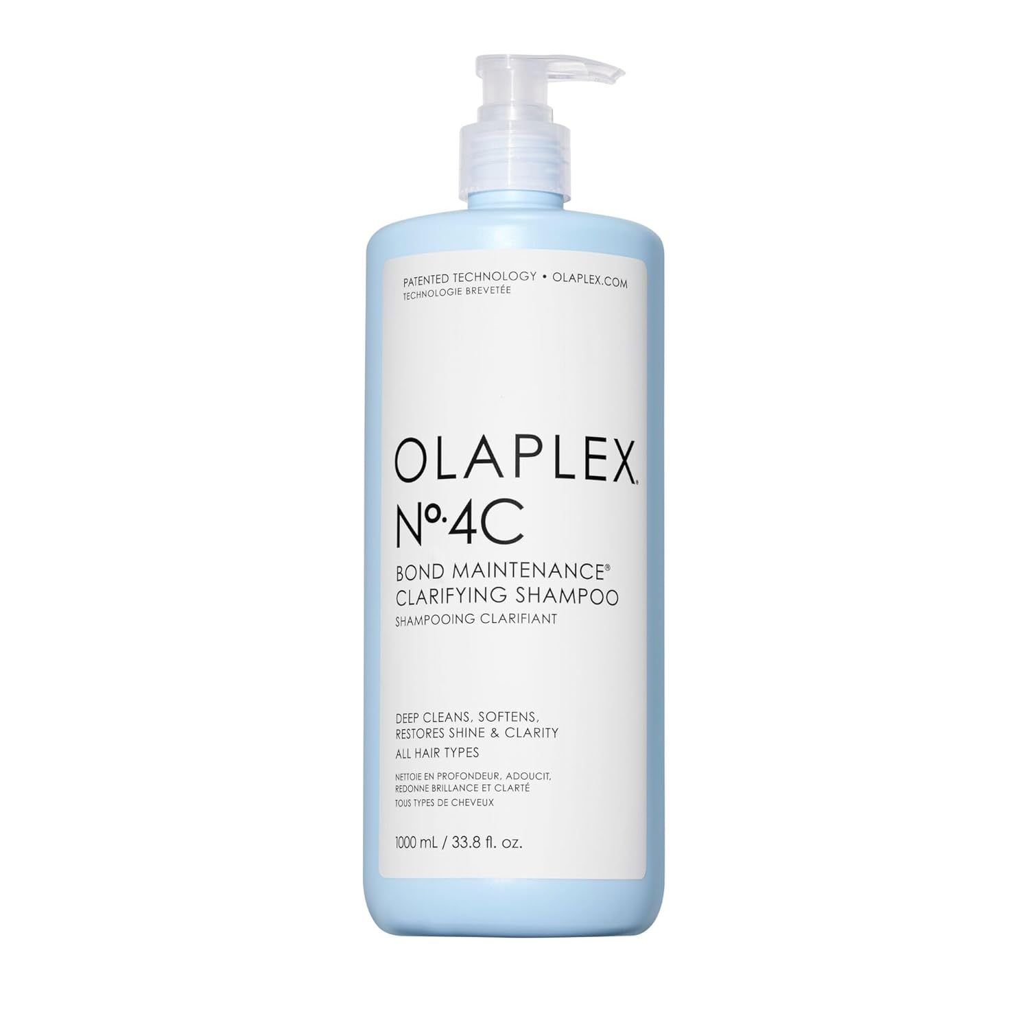 Olaplex No. 4C Bond Maintenance Clarifying Shampoo Deep Cleanse & Remove Buildup for Healthy Hair – 33.8 fl oz