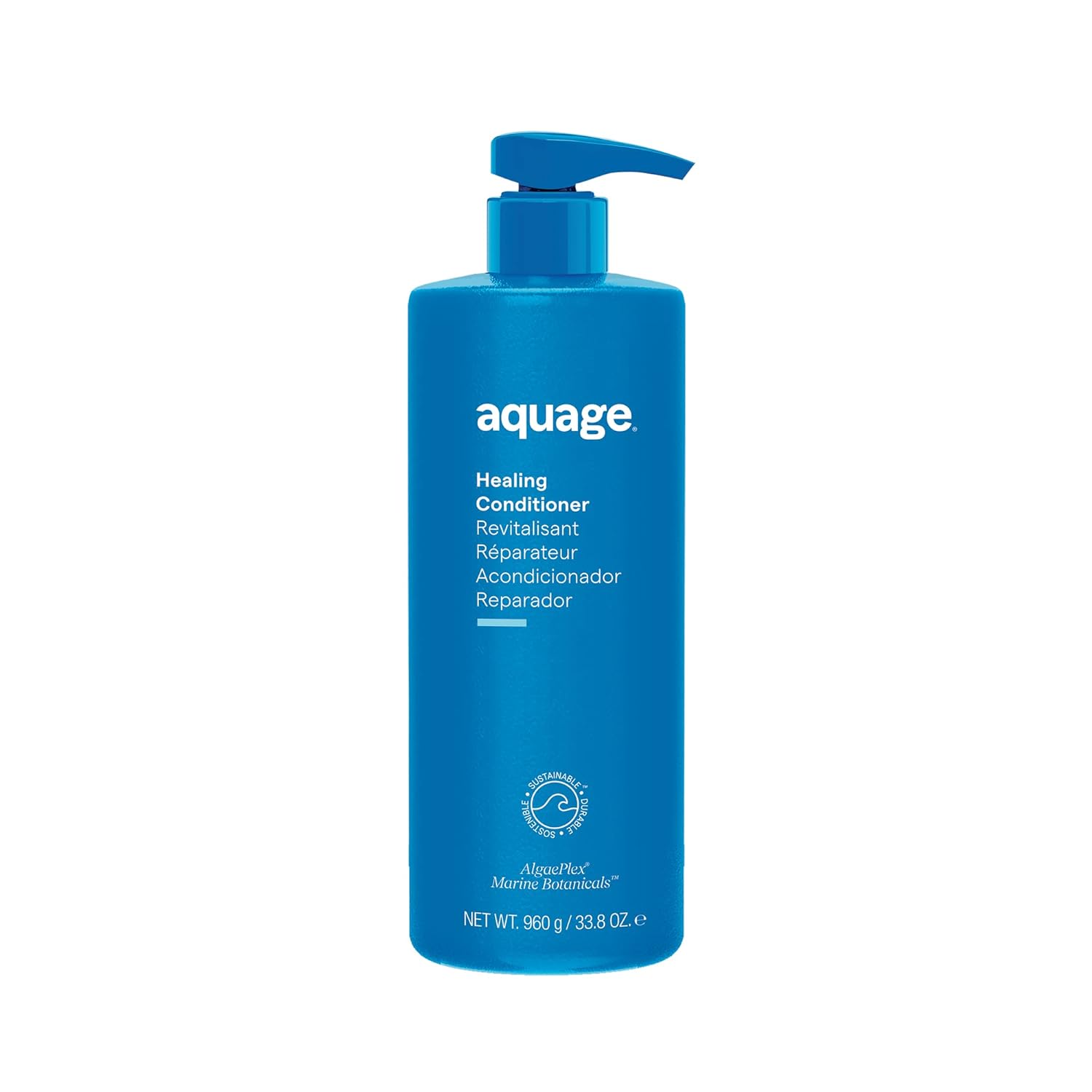 Aquage Healing Conditioner, Deeply Moisturizes & Repairs Damaged Hair, Sulfate & Paraben-Free, 33.8 fl oz