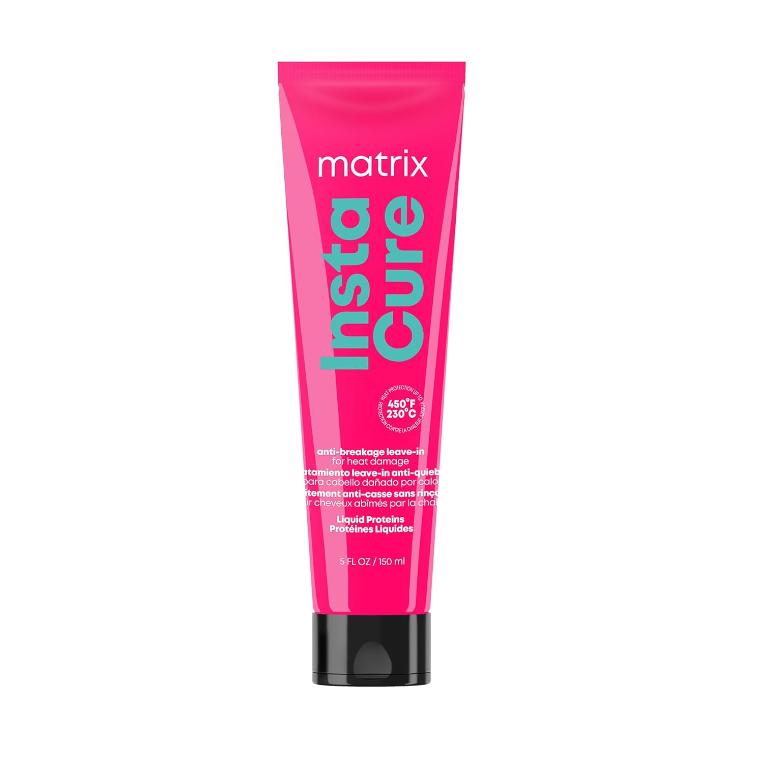 Matrix Instacure Anti-Breakage Leave-In Hair Treatment - Repairs & Strengthens, Heat Protection, For Damaged Hair, Sulfate-Free & Vegan, 5.1 fl oz
