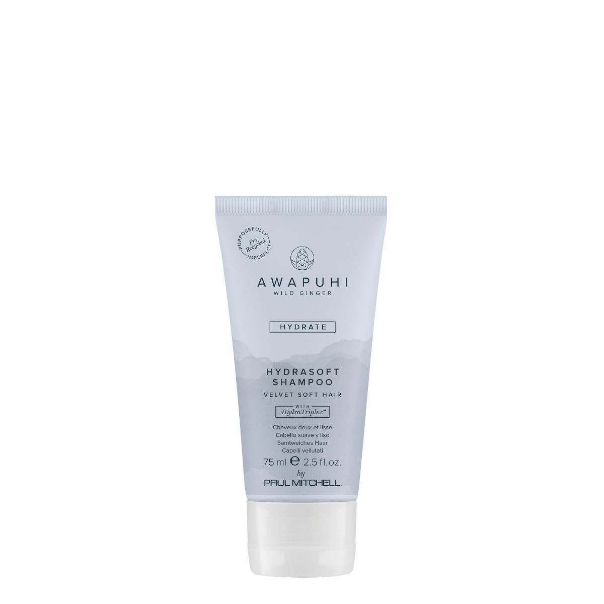 Awapuhi Wild Ginger HydraSoft Shampoo Lightweight Moisturizing Cleanser for Dry and Damaged Hair 2.5 fl oz